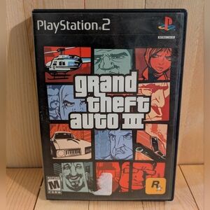 Grand Theft Auto III for Sony 2 - Black Used Game